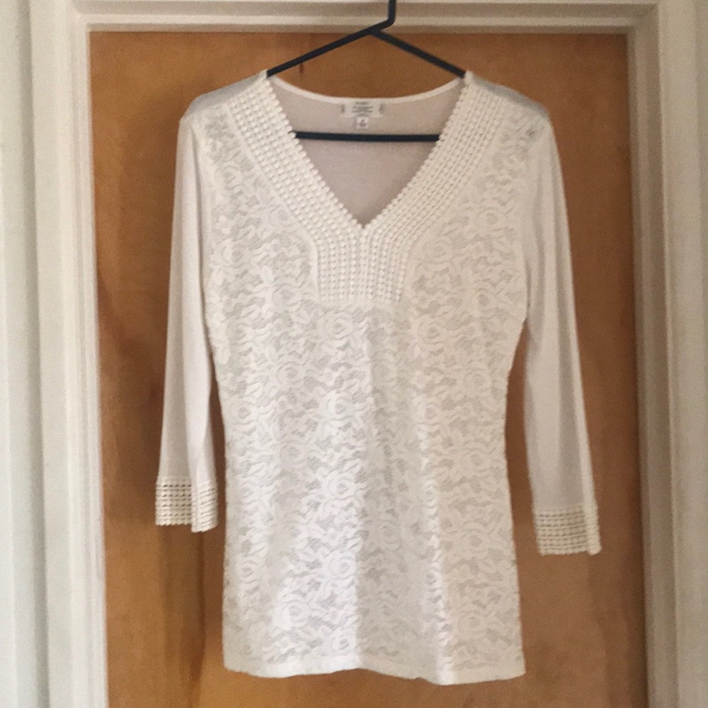 Shannon Ford NY Ivory Tunic